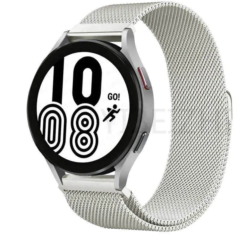 Milanese Loop Band for Samsung Galaxy Watch 6/5/4 Classic, Metal Strap, 20mm/22mm Bracelet, Compatible with Huawei GT/Amazfit GTS 4/GTR 2e/Bip 3-5, Parallel Import