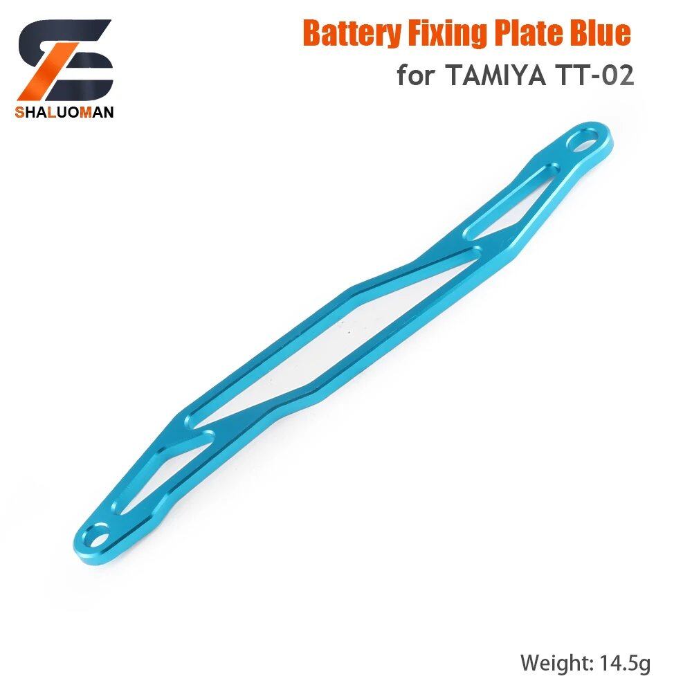1/10 Scale RC Toy Car Tamiya TT-02/TT02 Swing Arm Shock Absorber, Steering Device, Bumper Sponge Upgrade Parts, Metal & Carbon Fiber, Parallel Import