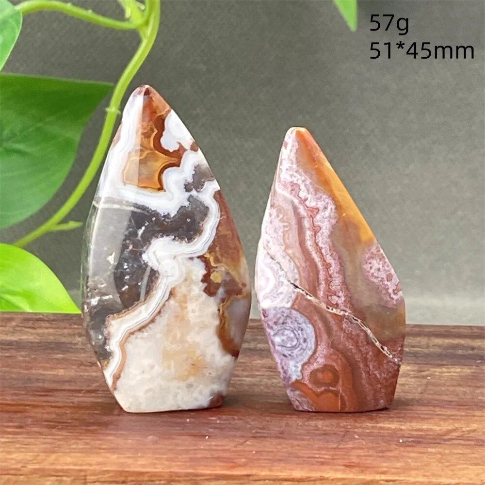 メキシコ産天然アゲートクリスタル装飾品 ホリデーギフト 瞑想チャクラエネルギー パワーストーン ミネラル ホームデコレーション カラー: 並行輸入品
