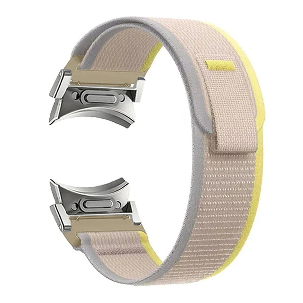 Nylon Band for Samsung Galaxy Watch 5 Pro 45mm, Quick Fit Strap with No Gap, Compatible with Samsung Watch 4/5/6 43/47/40/44mm, Wristband Size: Parallel Import