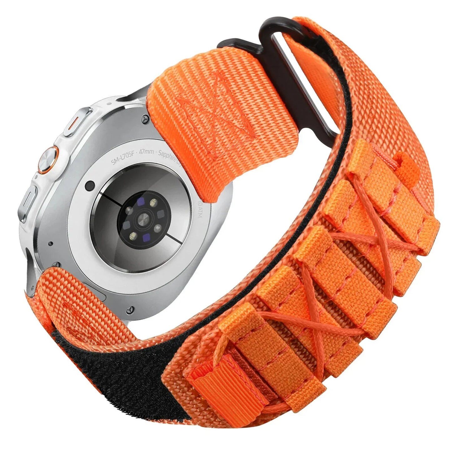 Non-Gap Nylon Strap, Quick Fit Band, Sport Bracelet for Samsung Galaxy Watch 7 Ultra (47mm) - Size: ; Band Width: Galaxy Watch 7 Ultra; Parallel Import