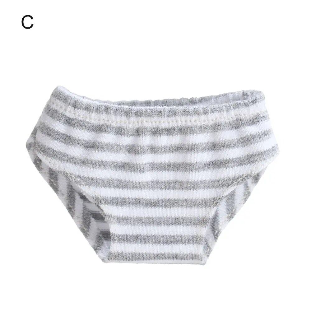 1/6 Scale Striped Briefs for Dolls, 60cm, Doll Underwear, Blythe Doll Pants, Dollhouse Kids Toy, DIY Doll Clothes, Parallel Import