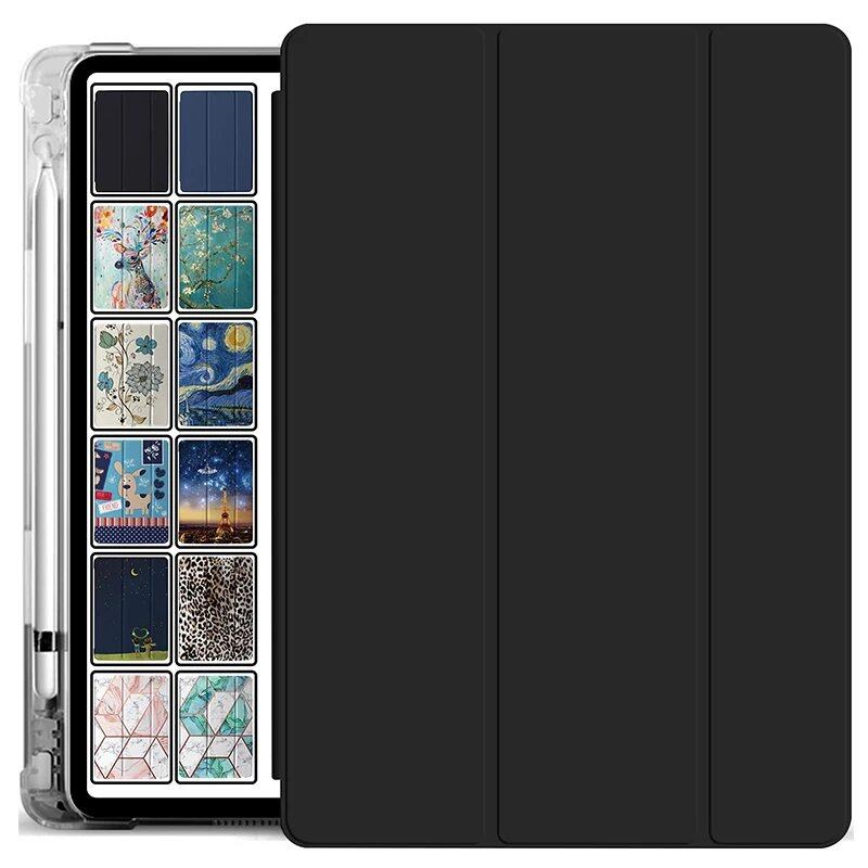 iPad Air 2 / Air 4 / Air 5 (10.9インチ) / iPad Pro 11インチ (M2 / M3 / M4 モデル) / iPad 10.2インチ (第9世代・第10世代) / iPad 9.7インチ (第5世代・第6世代) / iPad (第11世代) 対応 ケース A16チップ搭載モデル用 ペンシルホルダー付き 並行輸入品