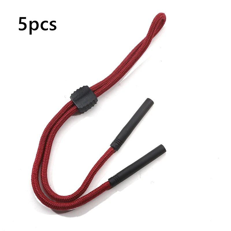 1/5 Piece Non-Slip Sunglasses Cord, Unisex, Outdoor Sports Glasses Strap, Polyester Elastic Neck Strap, Parallel Import
