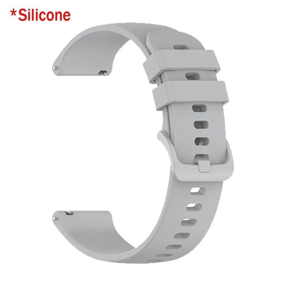 RealMi Watch Strap, 20mm/22mm Leather Replacement Strap for RealMi Watch S2/3/S2/3 Pro, Business Wristband, Band Color: mm, Universal, Parallel Import