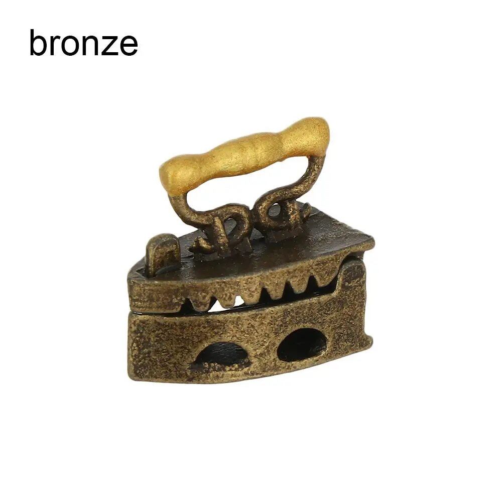 1/12 Scale Dollhouse Miniature Iron Furniture, Ironing Machine Miniature, Vintage Tools, Scene Model, Pretend Play, Gift, Doll Accessories, Parallel Import
