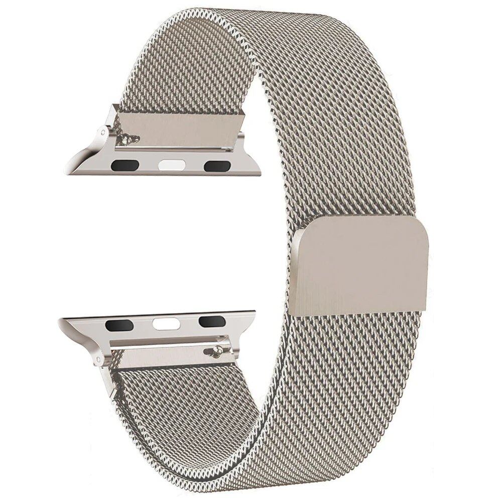 アップルウォッチ用ミラネーゼバンド 45mm 44mm 46mm 40mm 49mm 41mm 42mm 38mm 対応 iWatch シリーズ6/5/SE/7/8/9/10/Ultra 2 ストラップ バンドカラー:mm;発送元: 並行輸入品