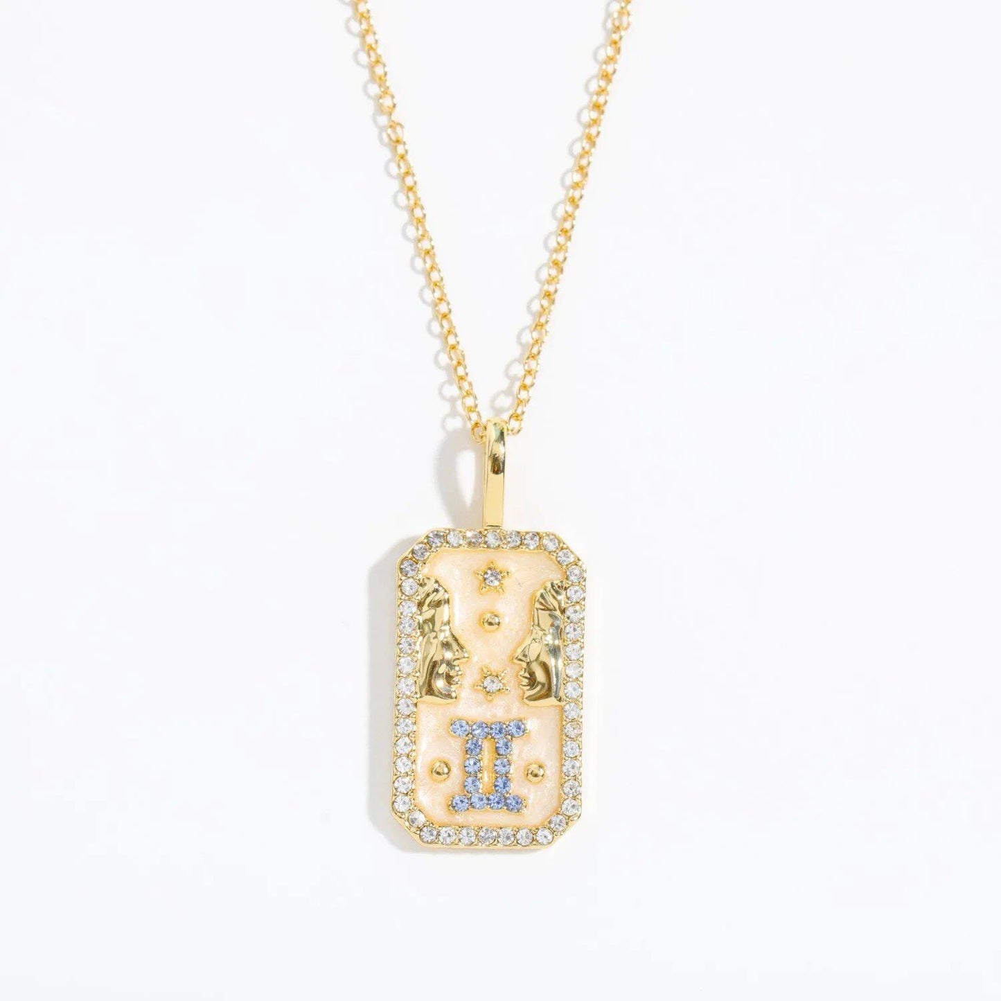 Vintage 12 Zodiac Signs Necklace for Women and Girls - Colorful Zircon Zodiac and Birthstone Necklace, Wedding Jewelry, Gift. Metal Color: ; Ships from: Parallel Import