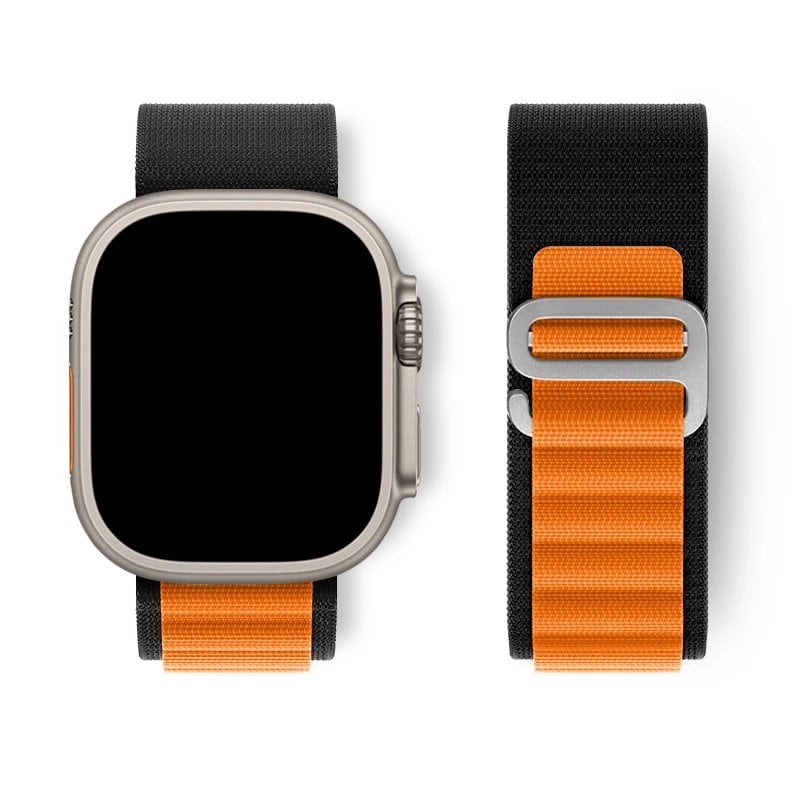 Apple Watch Ultra用アルパインループストラップ 49mm 45mm 46mm 44mm 41mm 42mm 40mm対応 ナイロンブレスレット シリーズ10/9/8/7/SE/6/5/4/3対応 サイズ: 並行輸入品