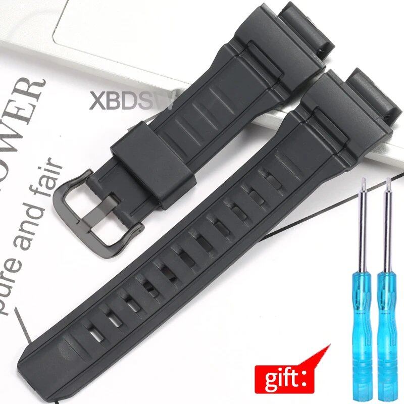 Waterproof men's rubber watch band replacement strap for Casio G-9300, GW-9300, and GW-9400; Band width: 20mm; Ships from: Parallel import