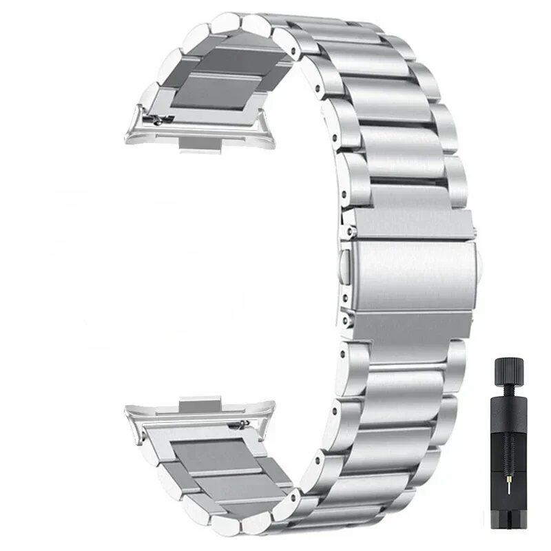 Stainless Steel Metal Band Replacement Strap for Huawei Watch Fit 3/Fit 2, Band Color: Parallel Import