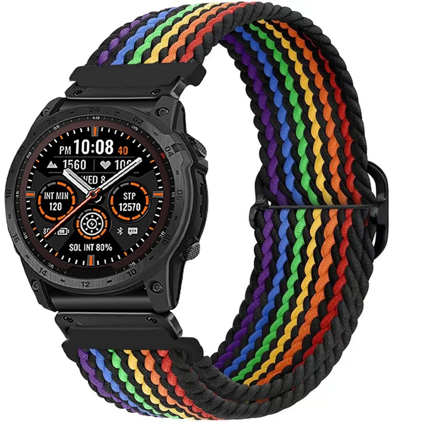 Nylon Loop Strap for Garmin Fenix 8/7/6 Pro/5 Plus, QuickFit Band, 22mm/26mm, Compatible with Garmin Smartwatches 3HR 945, Epix Gen 2, Band Color: mm, Parallel Import
