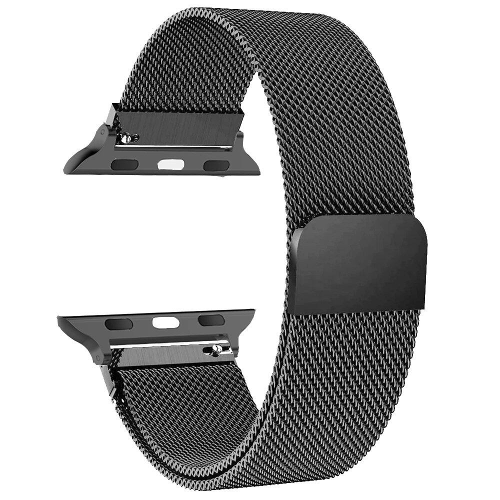 アップルウォッチ用ミラネーゼバンド 45mm 44mm 46mm 40mm 49mm 41mm 42mm 38mm 対応 iWatch シリーズ6/5/SE/7/8/9/10/Ultra 2 ストラップ バンドカラー:mm;発送元: 並行輸入品