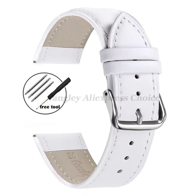 SEO Friendly Genuine Leather Watch Strap for Daniel Wellington (DW) Watches, Compatible with Men's and Women's Watches, 12mm, 13mm, 14mm, 15mm, 16mm, 17mm, 18mm, 19mm, 20mm, 21mm, 22mm, 23mm, 24mm Band Colors, Parallel Import