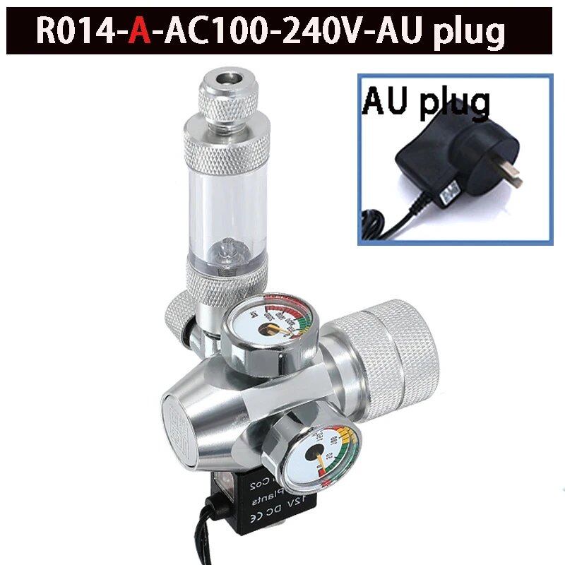 2024 DIY Aquarium CO2 Regulator with Solenoid Valve, Bubble Counter, CO2 Control System, and CO2 Pressure Reducing Valve. Size: Parallel Import.