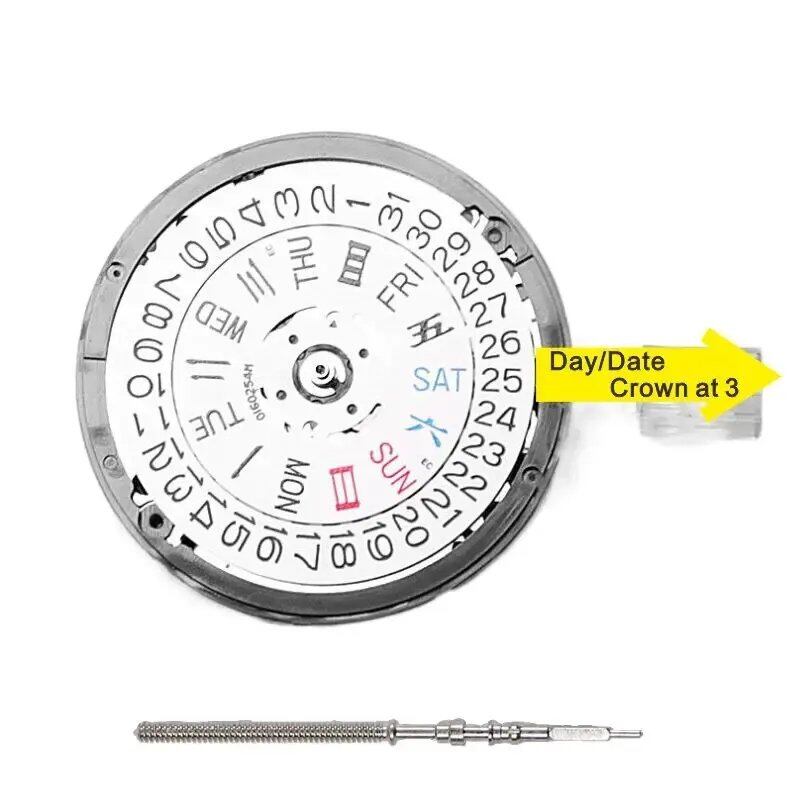 Original NH36 Movement, Crown at 3 3.8 NH36A, Date, Day, Week, Automatic, Compatible with S Watch SKX007, Color: Parallel Import