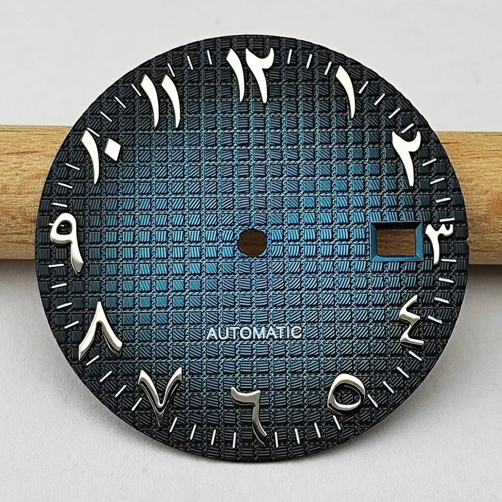 High-quality 31.8mm Arabic Numeral S Dial for NH35/NH36 Movements, Watch Accessories, Maintenance Tool, Parallel Import