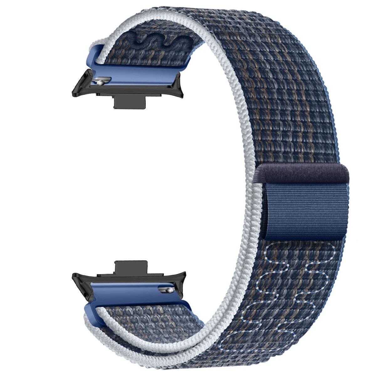 Breathable Nylon Loop Replacement Wristband for Xiaomi Redmi Watch 4/5, Mi Band 9/8 Pro, Sports Smartwatch Strap, Band Color: Parallel Import