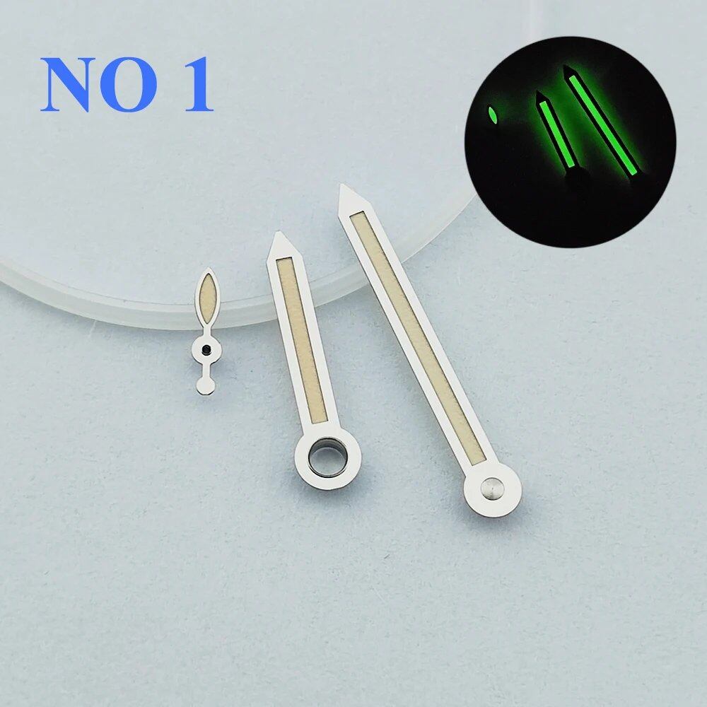 "ST2555 Compatible Green Fluorescent Hands Watch Hand Set, Compatible with ST2555/ST2533/ST2557 Movements, Watch Parts" Parallel Import