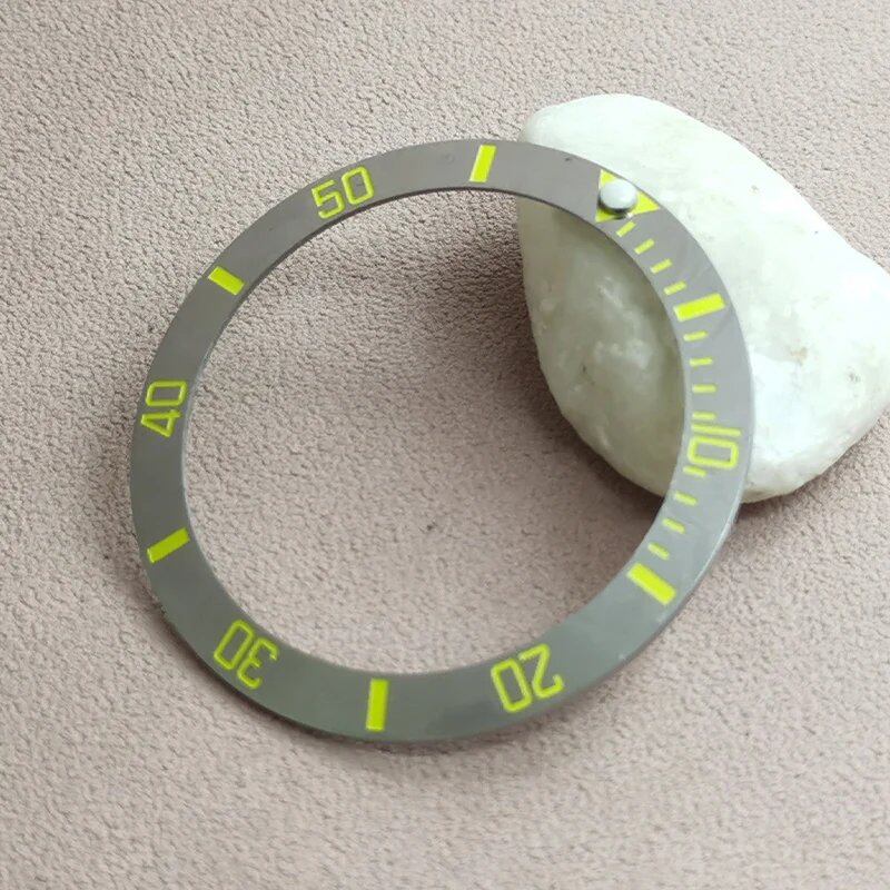 38mm Ceramic Bezel Insert for SKX007, SKX009, SRPD Compatible Watch Cases, NH35, NH36 Movements, Men's Watch Repair Part, Parallel Import