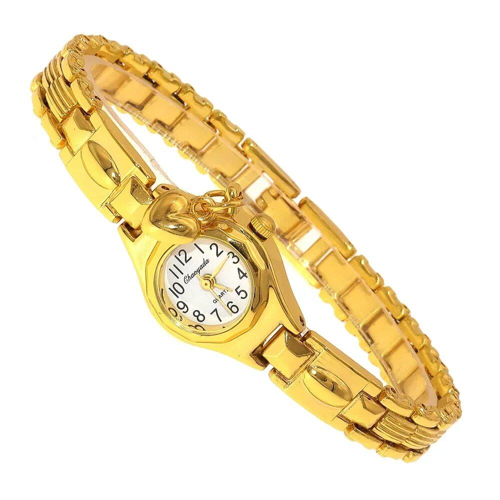 Simple and elegant ladies' small watch, luxury gold quartz watch, women's watch, color: 134, parallel import