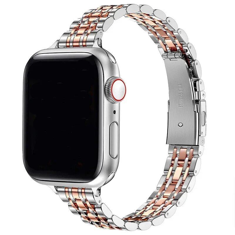 Apple Watch Ultra 2用ステンレススチールストラップ 49mm 42mm 44mm対応 メタルブレスレット iWatchシリーズ10 46mm 9/8/7/6/SE/5/4/3 45mm 41mm対応 バンドカラー:;発送元: 並行輸入品