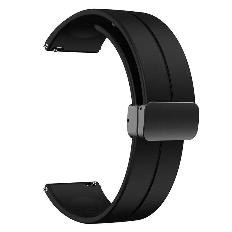Replacement Strap Bracelet for Xiaomi Mi Watch 2 Pro/S3/S2/S1 Active, 20mm/22mm Soft Silicone Smartwatch Bands (Pro Color: 2-Pack) - Band Color: mm (Parallel Import)