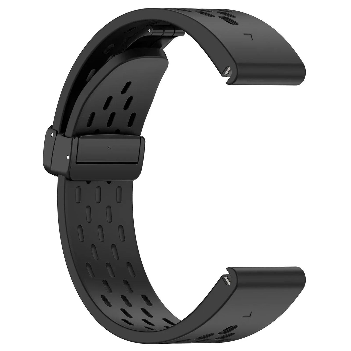 22mm and 26mm QuickFit Magnetic Silicone Bands for Garmin Fenix 6/6X/6XPro/7/7X/5/5s/5X/5XPlus/3 and Forerunner 965/945. Band Color: mm. Parallel Import.