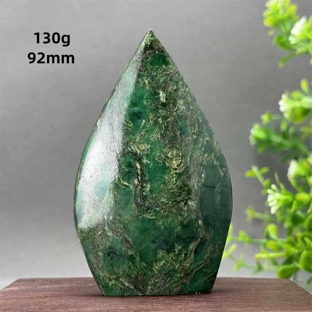 天然エメラルド フリーシェイプ トーチ研磨 工芸品 レイキヒーリング 瞑想 ウィッチクラフト サクリファイス エネルギー ホーム 風水 デコレーション カラー 並行輸入品