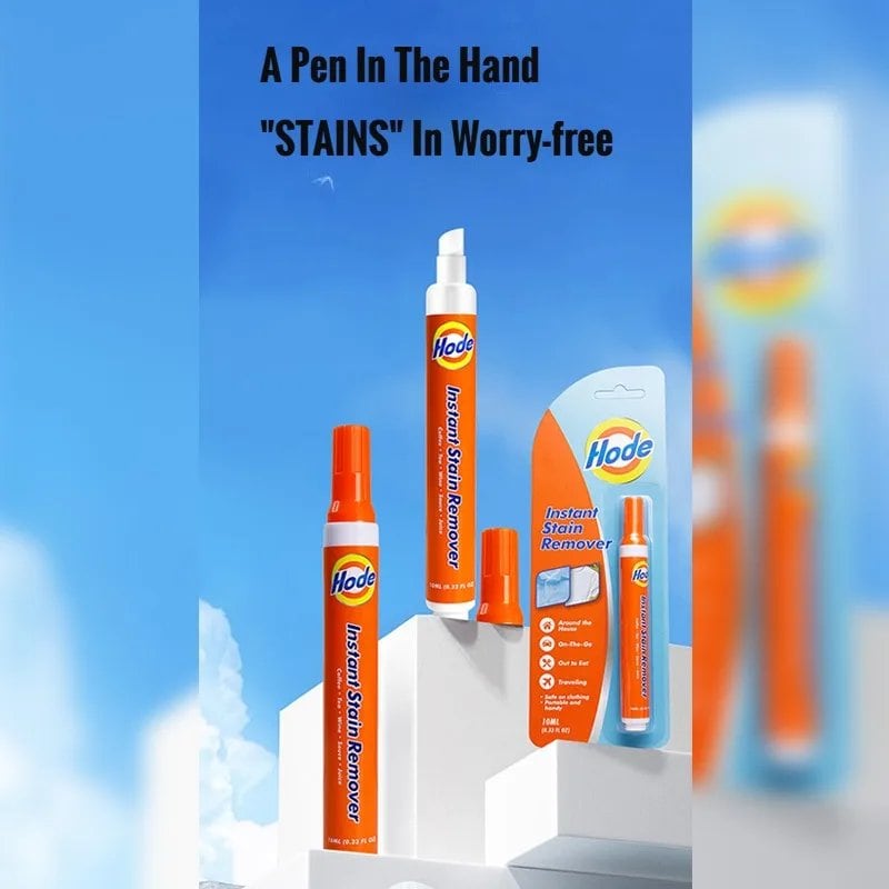 1 Portable Emergency Eraser Pen - Waterless, Oxygen-Based Foam Eraser for All Fabrics (Imported)
