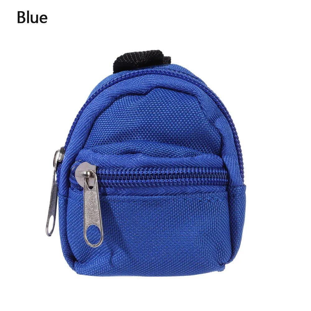 1/6 Scale Miniature Bag Toy for BJD Dolls, Cute Floral School Bag, Dollhouse Decor, Backpack, Doll Clothes Accessory, Parallel Import