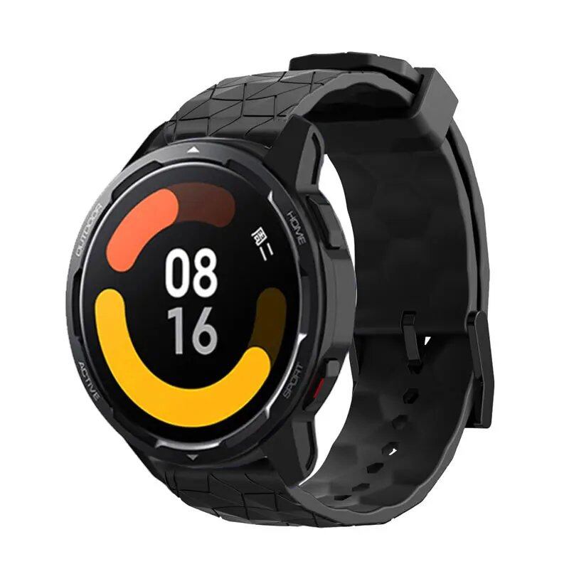 Xiaomi Mi Watch / Mi Watch Color 対応 サッカーバンド 22mm 通気性リストバンド 交換用ストラップ Xiaomi S1 Active 対応 ブレスレット ベルト バンドカラー:mm 並行輸入品