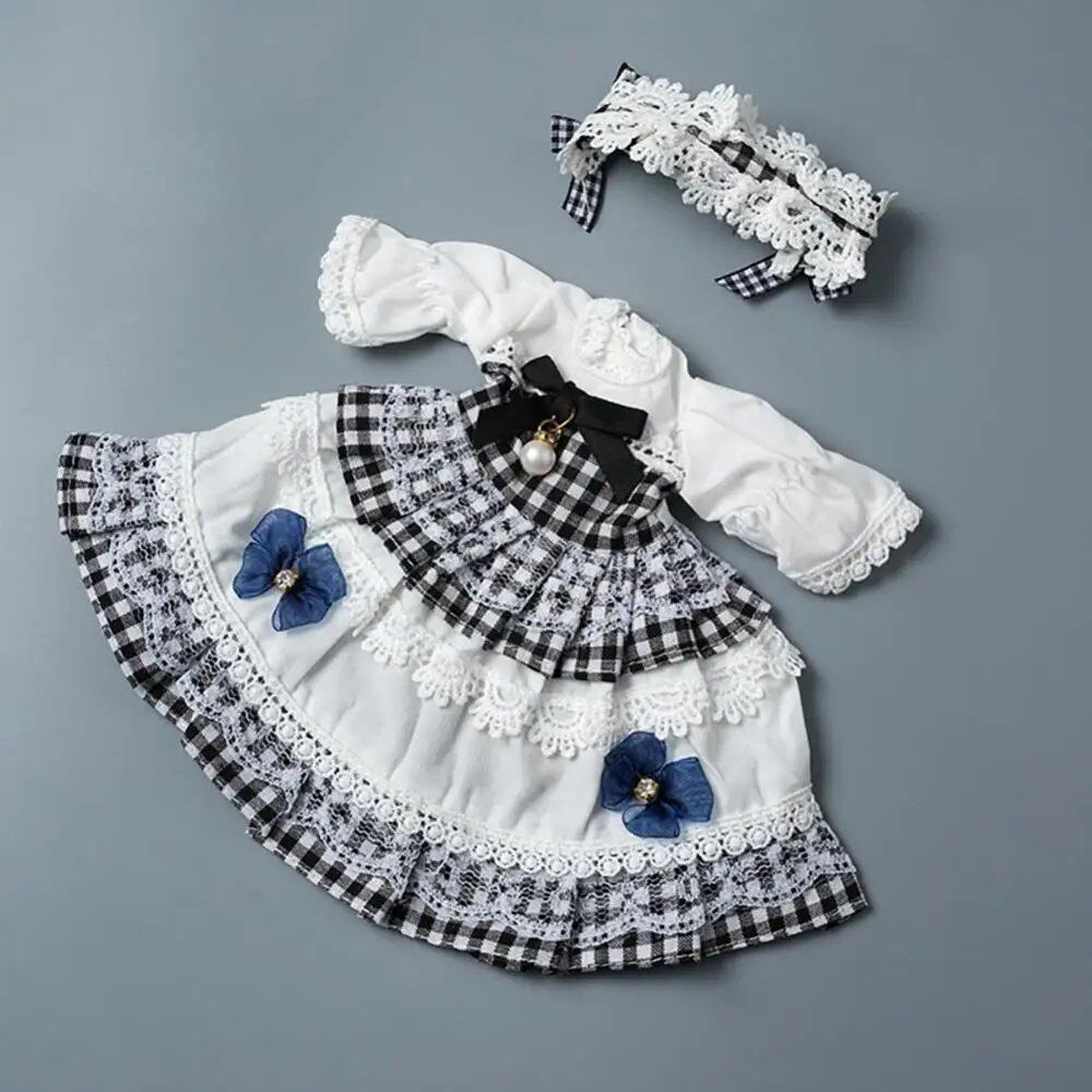 1/6 BJD Doll Accessories Dress for Girls, Toy Gift, Color Matching, Cute Decoration, Small Clothes, Color: ; Size: Doll Not Included, Parallel Import