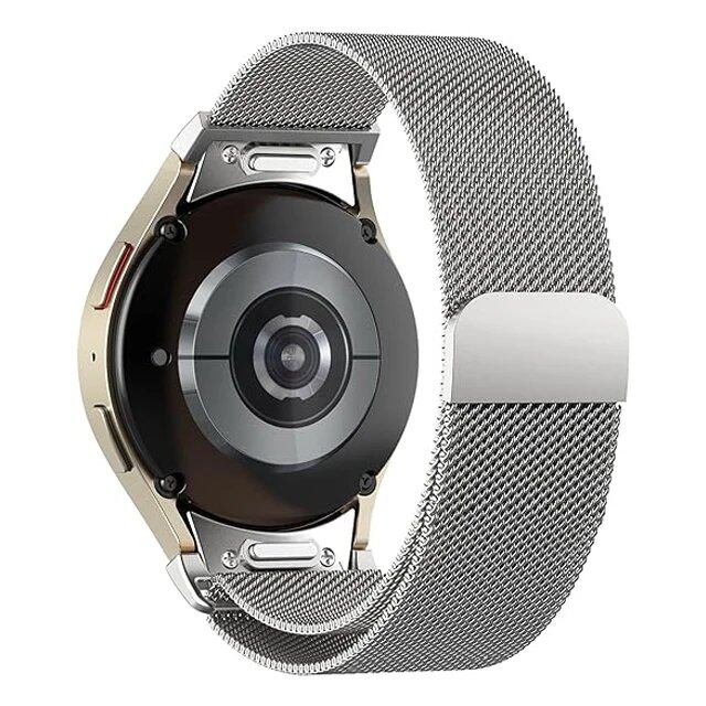 サムスンギャラクシーウォッチ7/FE/6/5/4/クラシック/Pro用 45mm 44mm 40mm マグネット式リストバンド 隙間なし 交換用ストラップ バンドカラー:;発送元: 並行輸入品