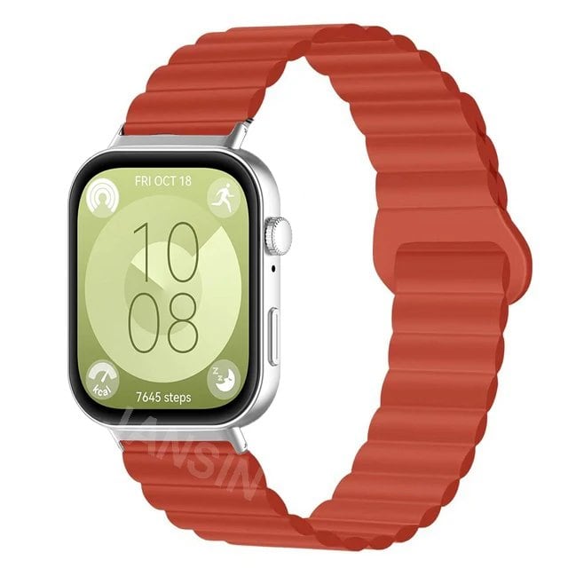 Magnetic Silicone Strap Wristband Replacement Band for Huawei Watch Fit 4 / 4Pro / 3. Band Color: ; Ships from: Parallel Import