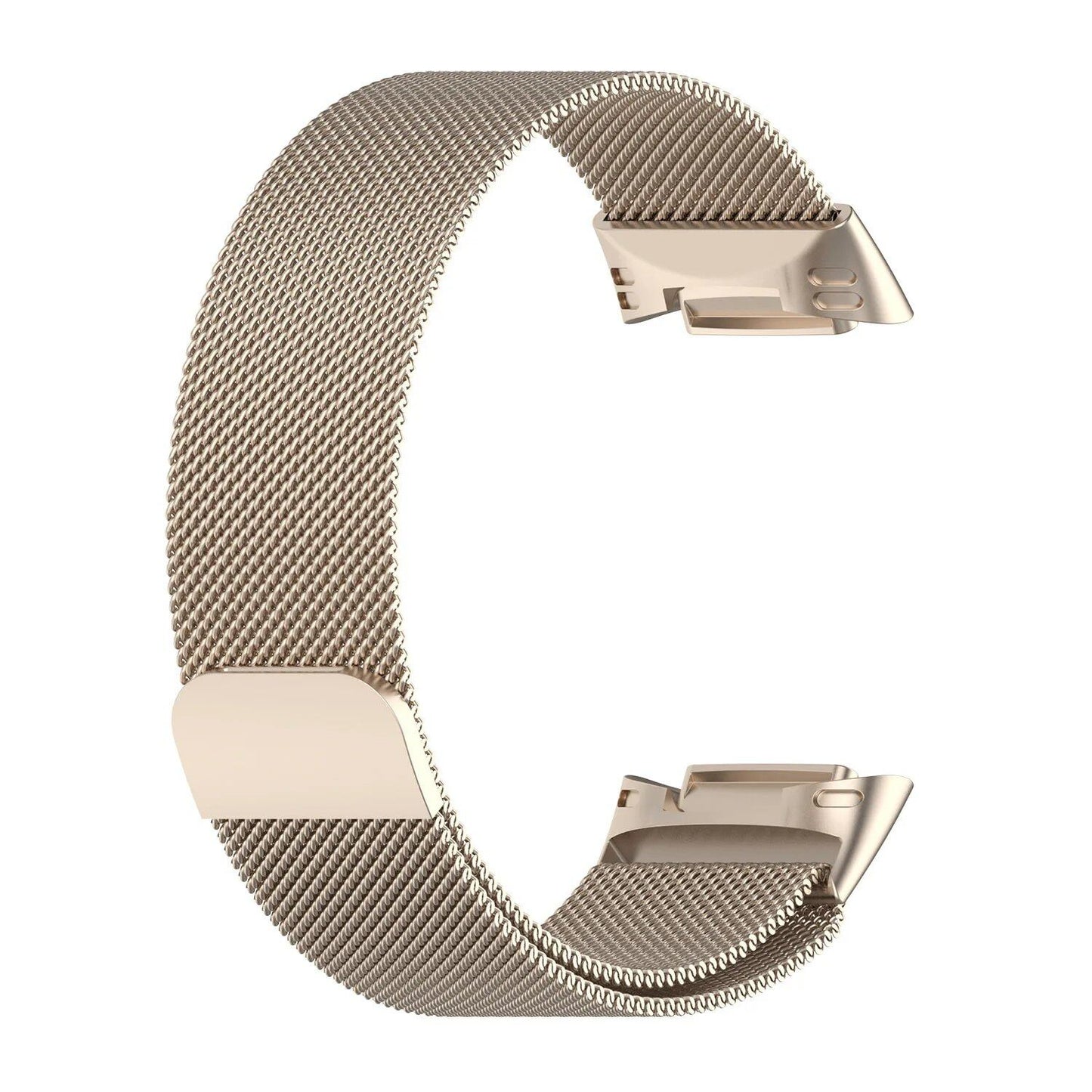Milanese Loop Band Replacement for Fitbit Charge 6/5, Stainless Steel Magnetic Bracelet, Fitbit Charge 5 Strap, Band Color: Parallel Import