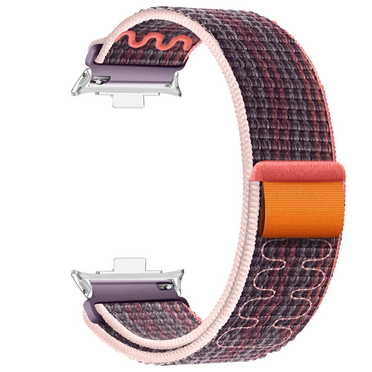 Breathable Nylon Loop Replacement Wristband for Xiaomi Redmi Watch 4/5, Mi Band 9/8 Pro, Sports Smartwatch Strap, Band Color: Parallel Import