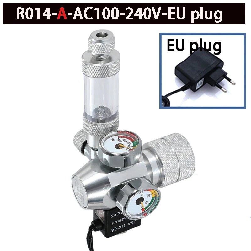 2024 DIY Aquarium CO2 Regulator with Solenoid Valve, Bubble Counter, CO2 Control System, and CO2 Pressure Reducing Valve. Size: Parallel Import.