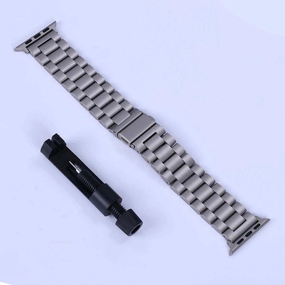 Stainless Steel Metal Band Strap for Apple Watch 10 (46mm) - Compatible with iWatch 10/9/8/Ultra (49mm, 42/44/38mm) - Band Color: mm; Parallel Import