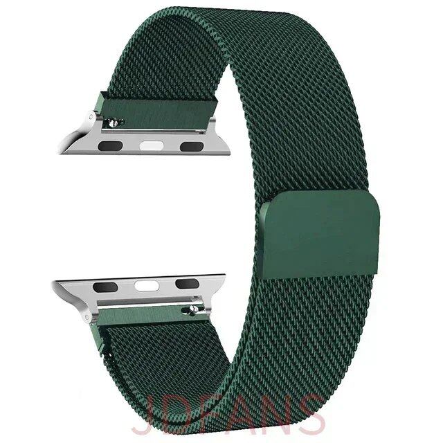 Milanese Loop Strap for Apple Watch, 44mm, 40mm, 45mm, 41mm, 42-38-44mm, Ultra 2, 49mm Metal Band, Compatible with iWatch Series 9, 8, 7, 6, SE, 5, 4, and 3, Band Color: mm, Parallel Import