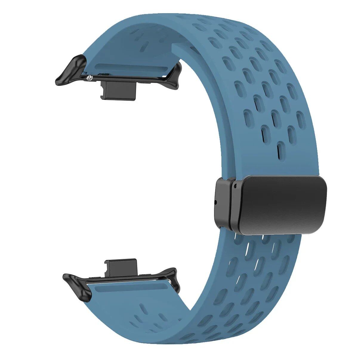 Silicone Strap for Redmi Watch 5/4 - Compatible with Mi Band 9 Pro/8 Pro, Magnetic Buckle Sport Band, Tsukai Bracelet Accessory, Band Color: Parallel Import
