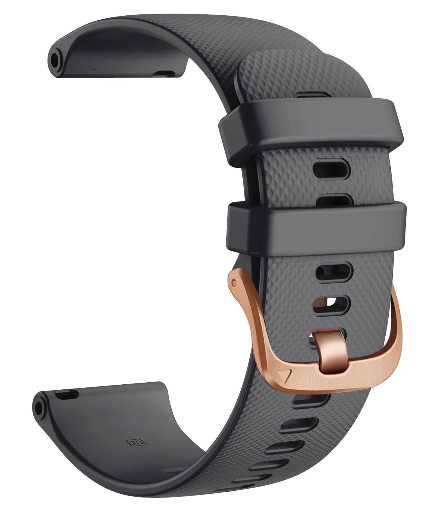 Compatible with HUAWEI WATCH GT 5 Pro (42mm), GT5 (41mm), and GT4 (41mm), 18mm Smartwatch Band with Rose Gold Buckle, Size: Parallel Import