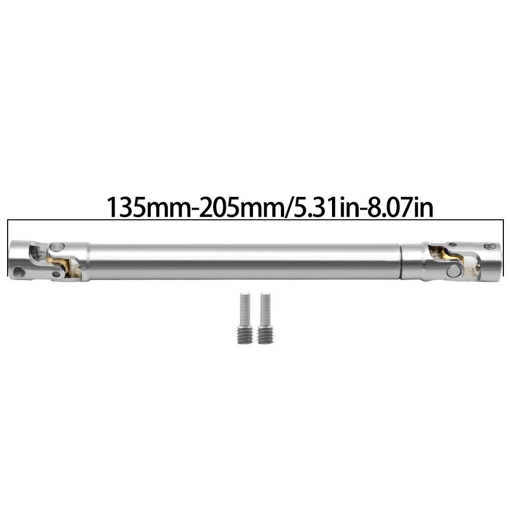 1/10 Scale RC Car Metal Internal Gear Drive Shaft Universal Joint Compatible with Axial SCX10 Gladiator YK4082 TRX4 TF2 D110 Crawlers (Color: Imported)