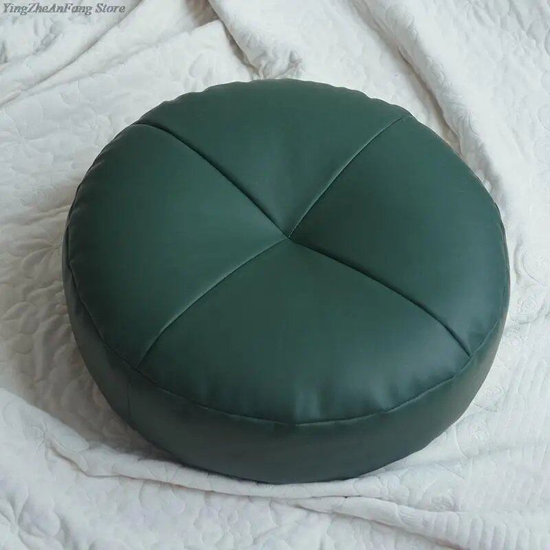 和風座布団 メディテーションクッション 畳風ヨガマット PUレザー 厚手座クッション 詰め物ソファ 0×12cm 並行輸入品