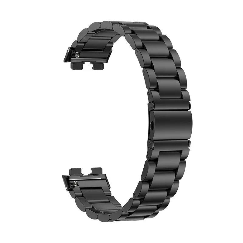 Stainless Steel Bracelet, Metal Watch Band, Business Strap, Replacement Accessory for Huawei Band 10, 9, 8, Size: Huawei Band, Parallel Import