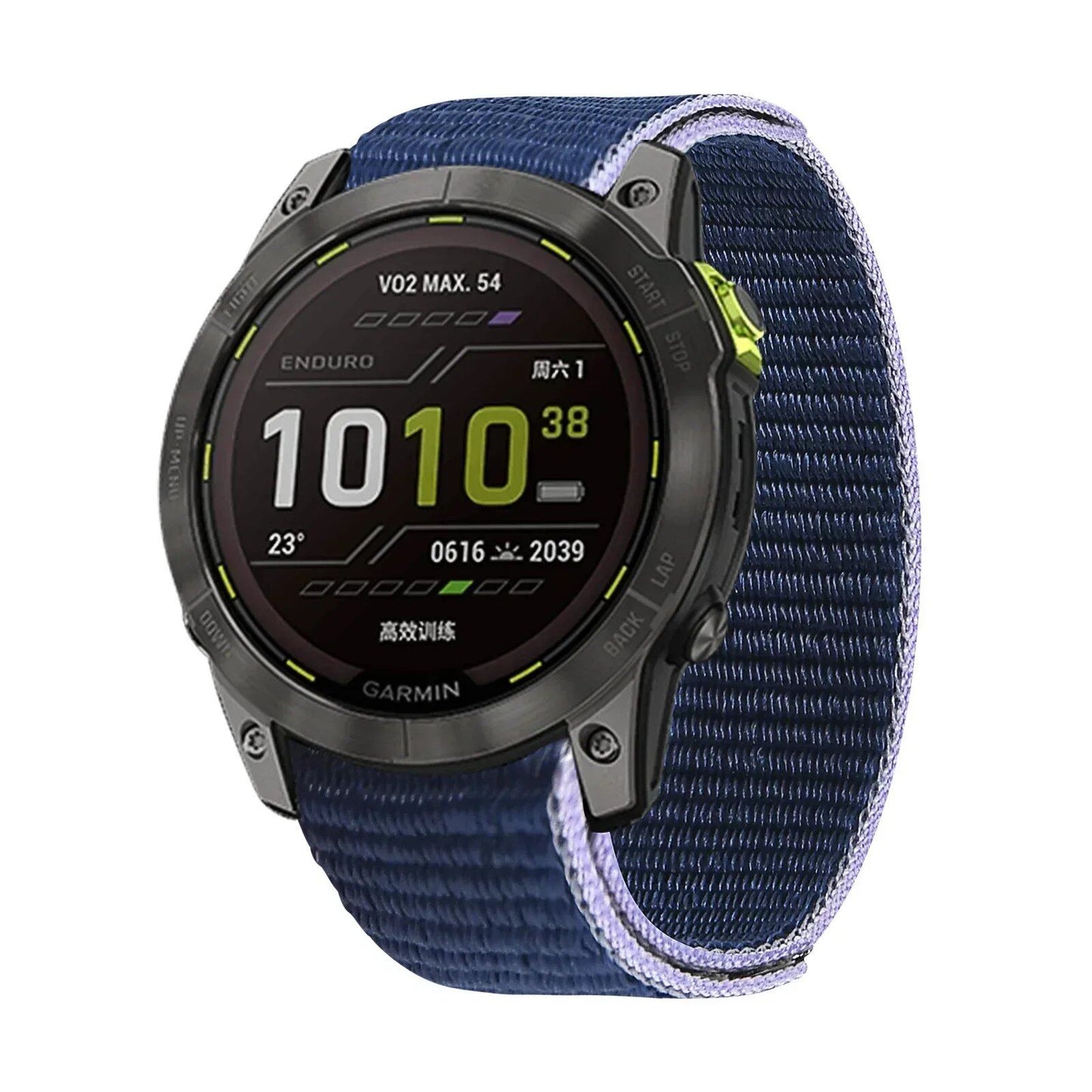 Garmin Fenix 7X/6X Pro/7/7S/6/6S/5X/5/5S Plus/Venu 2 Plus用 20 22 26mm ナイロン ウォッチバンド フックアンドループ 速乾ストラップ バンドカラー:mm 並行輸入品
