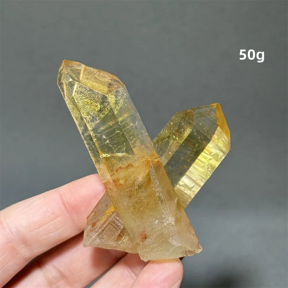 シトリン タワークリスタル 天然クォーツ 鉱石 エネルギー ヒーリング スピリチュアル オーラ 魔術 ホームデコレーション カラー: 並行輸入品
