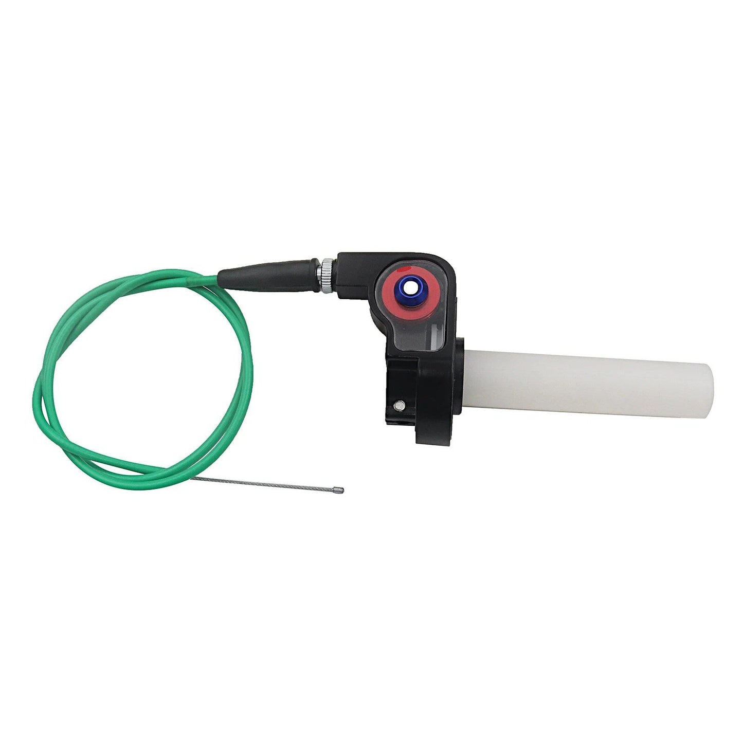 1/4" Quick-Turn Throttle Grip Set - Smooth Operation and Secure Grip, Includes 980mm Throttle Cable, for Dirt Bikes and Motocross, Parallel Import