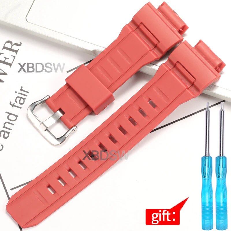 Waterproof men's rubber watch band replacement strap for Casio G-9300, GW-9300, and GW-9400; Band width: 20mm; Ships from: Parallel import