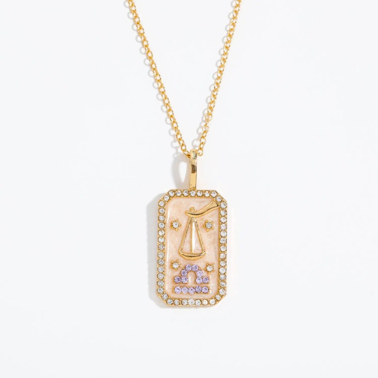 Vintage 12 Zodiac Signs Necklace for Women and Girls - Colorful Zircon Zodiac and Birthstone Necklace, Wedding Jewelry, Gift. Metal Color: ; Ships from: Parallel Import